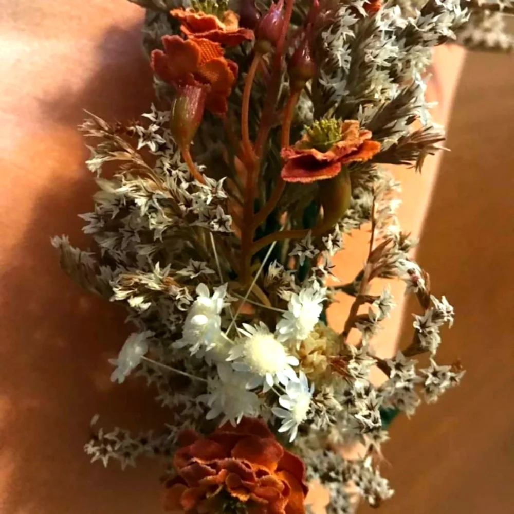 HandCrafted Dried Crown Floral Photo Props MOM/ME Baby Pics Custom Colors FINAL